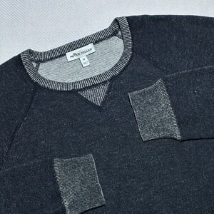 Peter Millar Seaside Hartford Crew Sweater Mens Medium Navy Merino Wool Cotton
